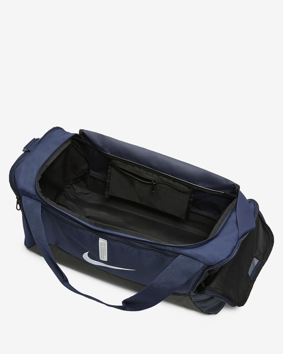 Nike Academy Team Football Duffel Bag (Small, 41L) - Midnight Navy/Black/White