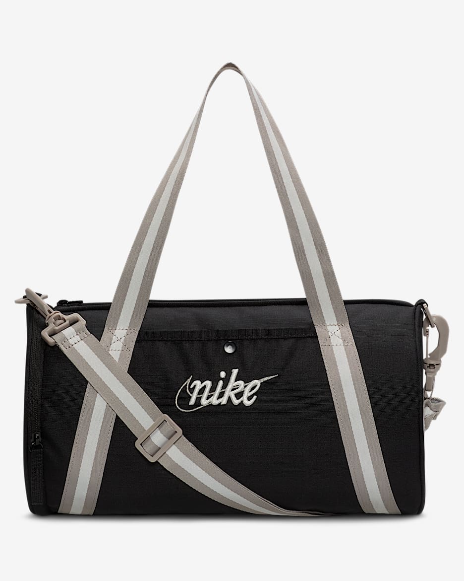 Maleta de entrenamiento retro (13 l) Nike Heritage - Negro/Gris universitario/Blanco cumbre