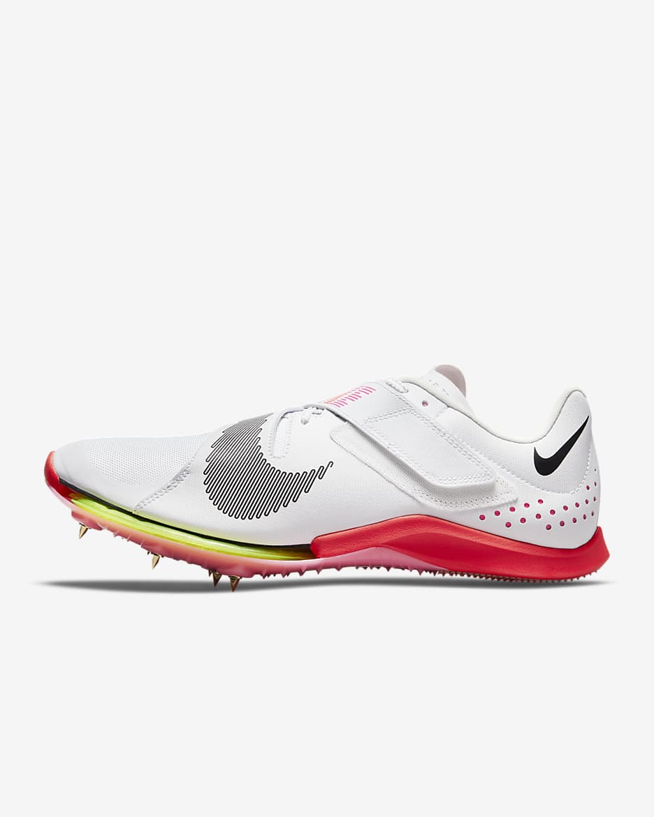 Nike Air Zoom Long Jump Elite piggsko til hoppøvelser - Hvit/Svart/Svart/Svart