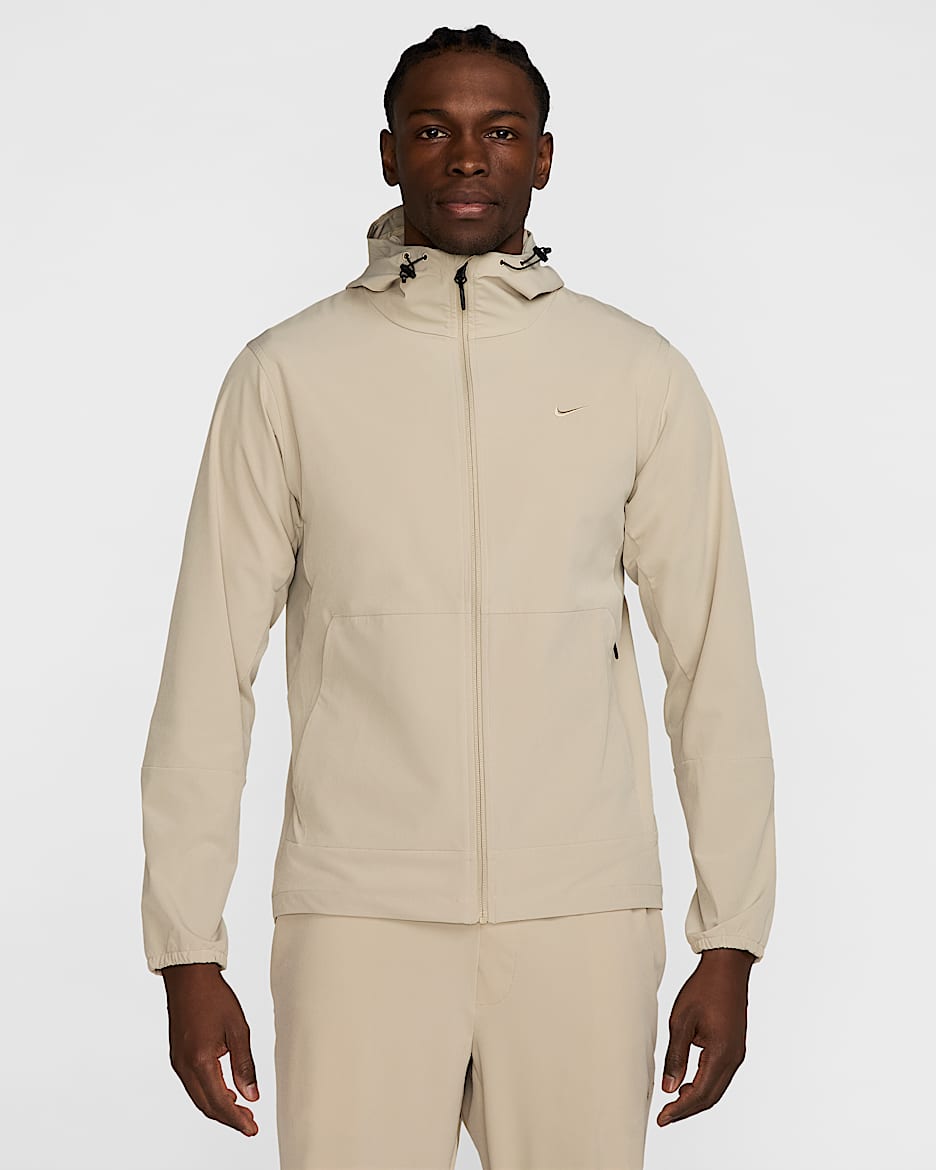 Nike Unlimited Men's Repel Hooded Versatile Jacket - Desert Khaki/Black/Desert Khaki