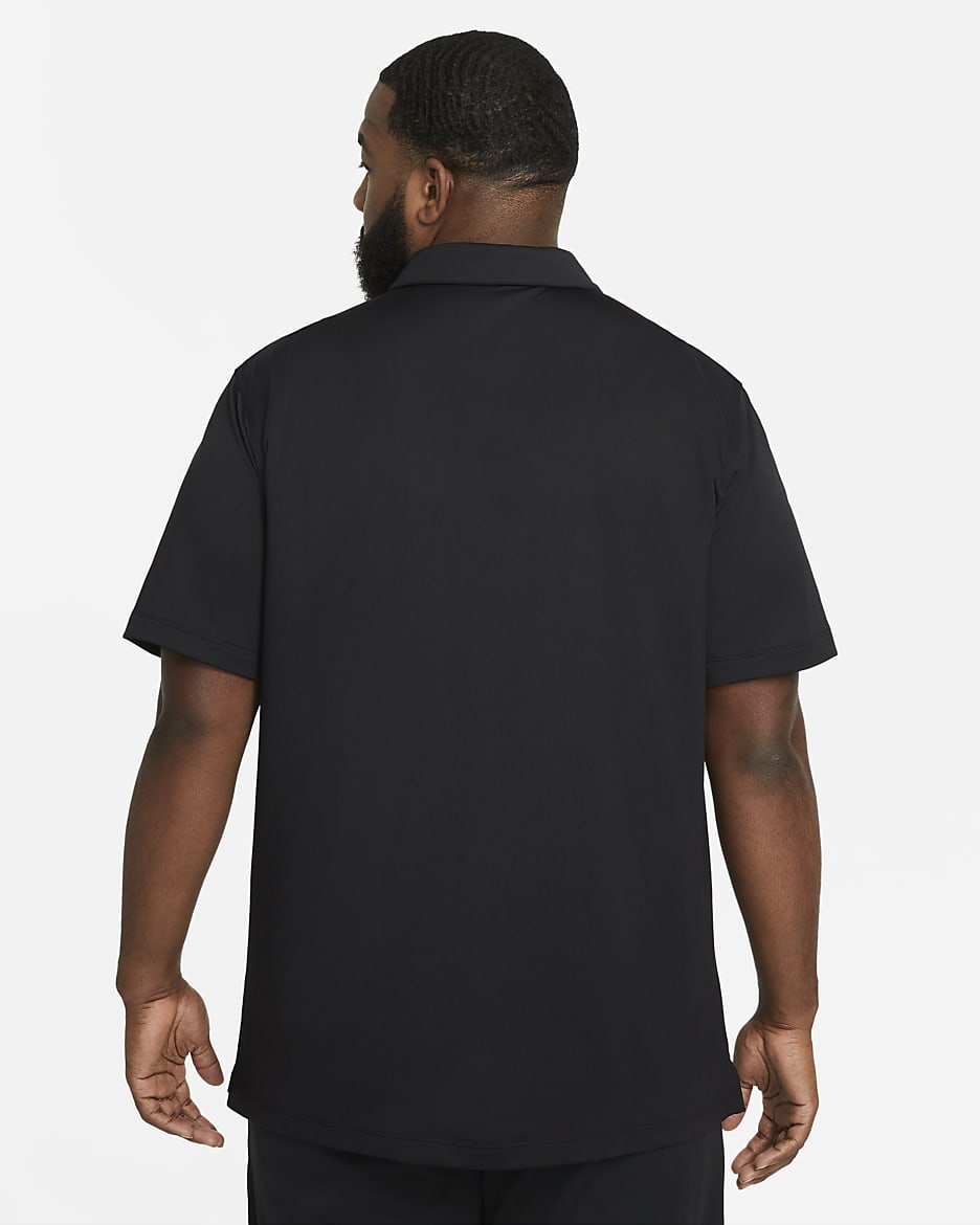 Polo de fútbol para hombre Nike - Negro/Negro/Blanco