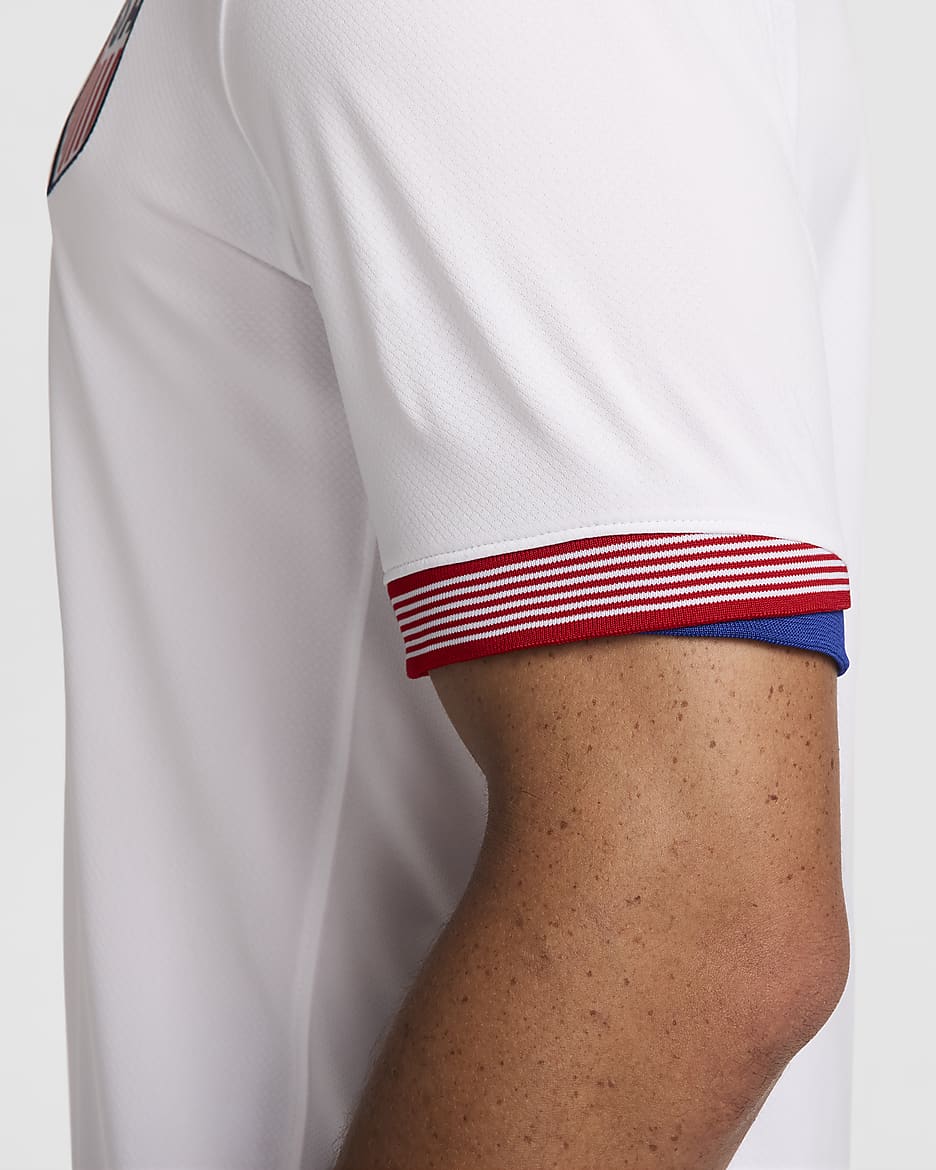 USMNT 2024 Stadium Home Men's Nike Dri-FIT Soccer Replica Jersey - White/White