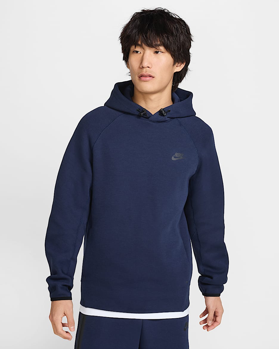 Sudadera con gorro sin cierre para hombre Nike Sportswear Tech Fleece - Obsidiana/Negro