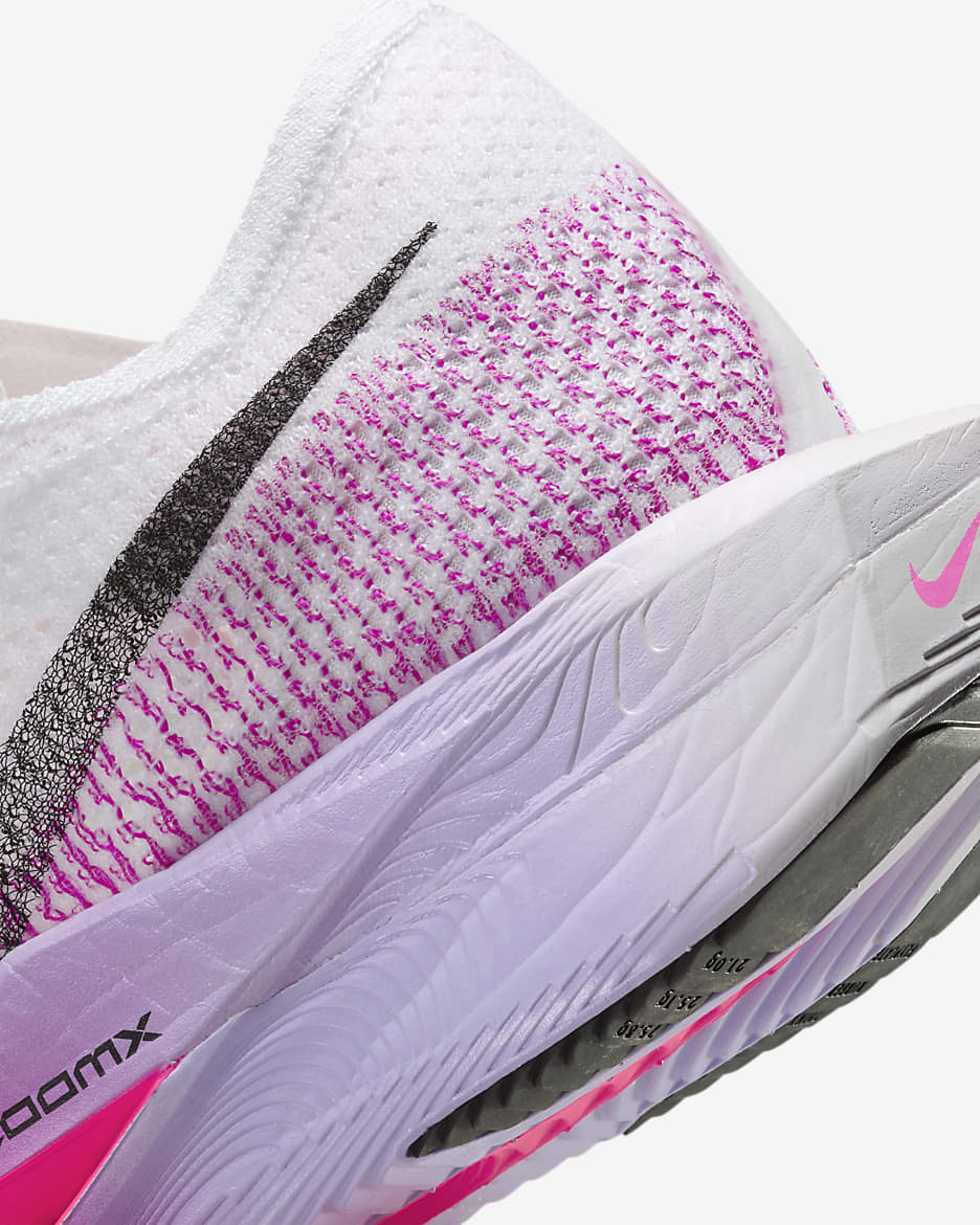 Nike Vaporfly 3 Sabatilles de competició de carretera - Home - Blanc/Vivid Purple/Purple Agate/Negre