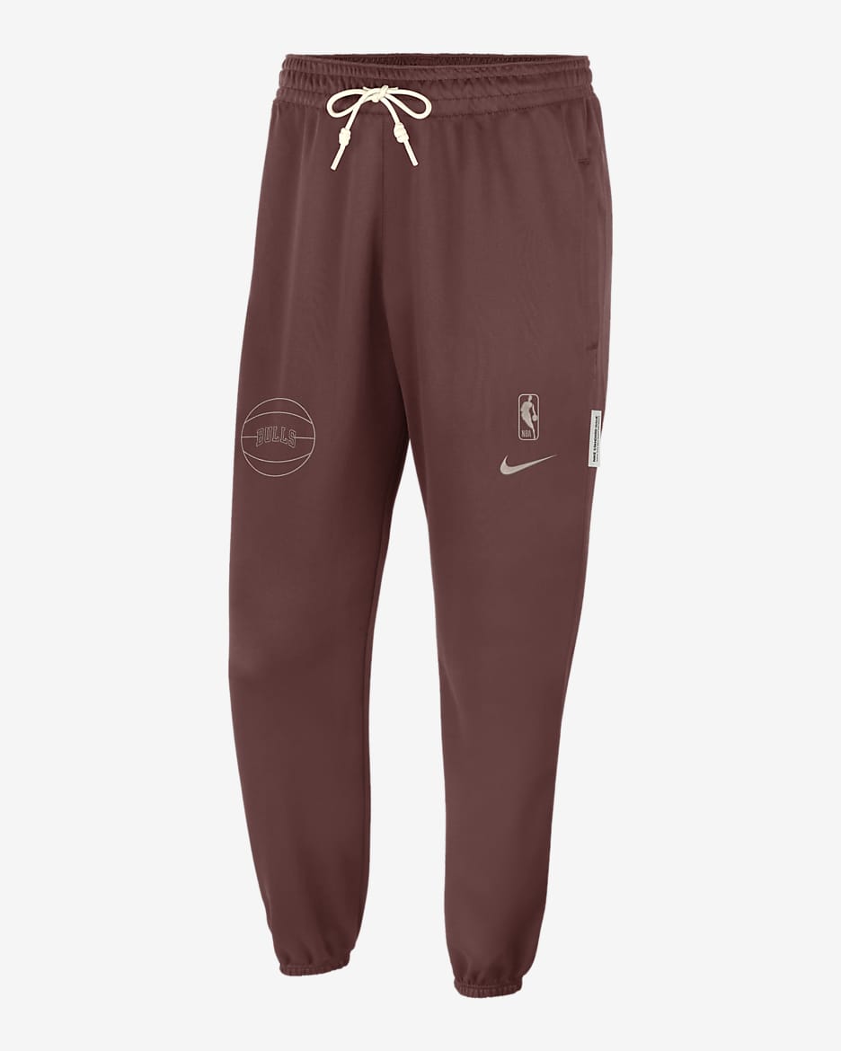 Chicago Bulls Standard Issue Men's Nike Dri-FIT NBA Pants - Dark Pony/Pale Ivory/Diffused Taupe