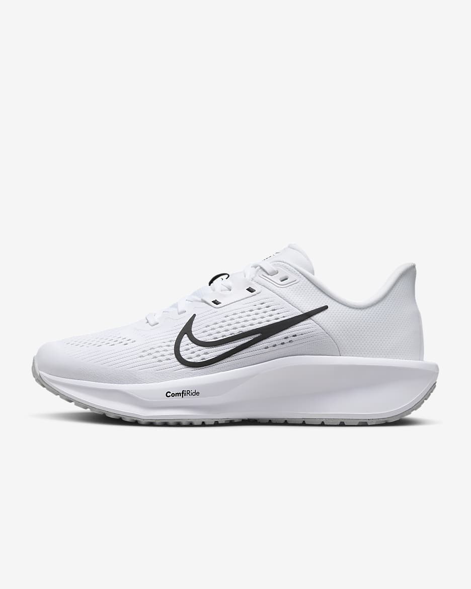 Tenis de correr en pavimento para mujer Nike Quest 6 - Blanco/Platino puro/Negro