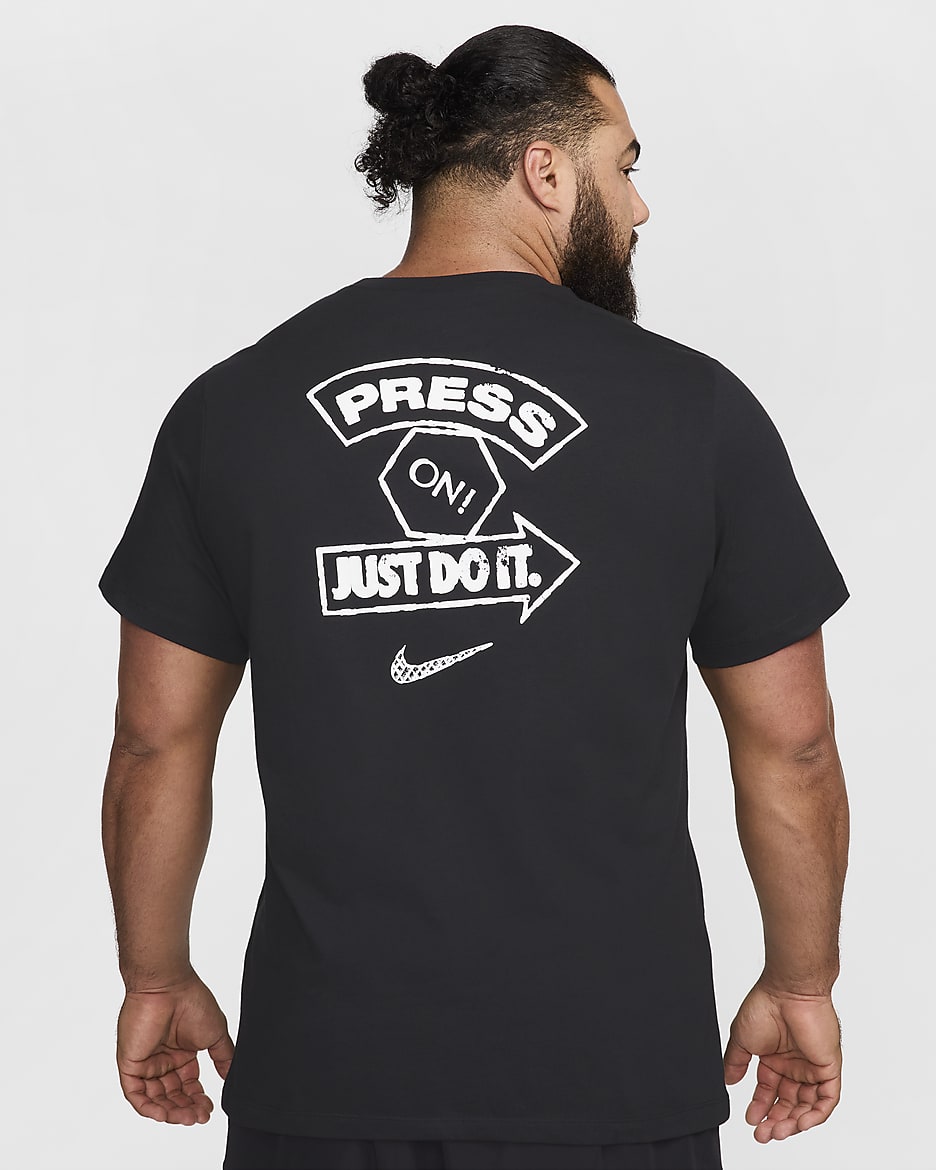 Nike Men's Fitness T-Shirt - Black