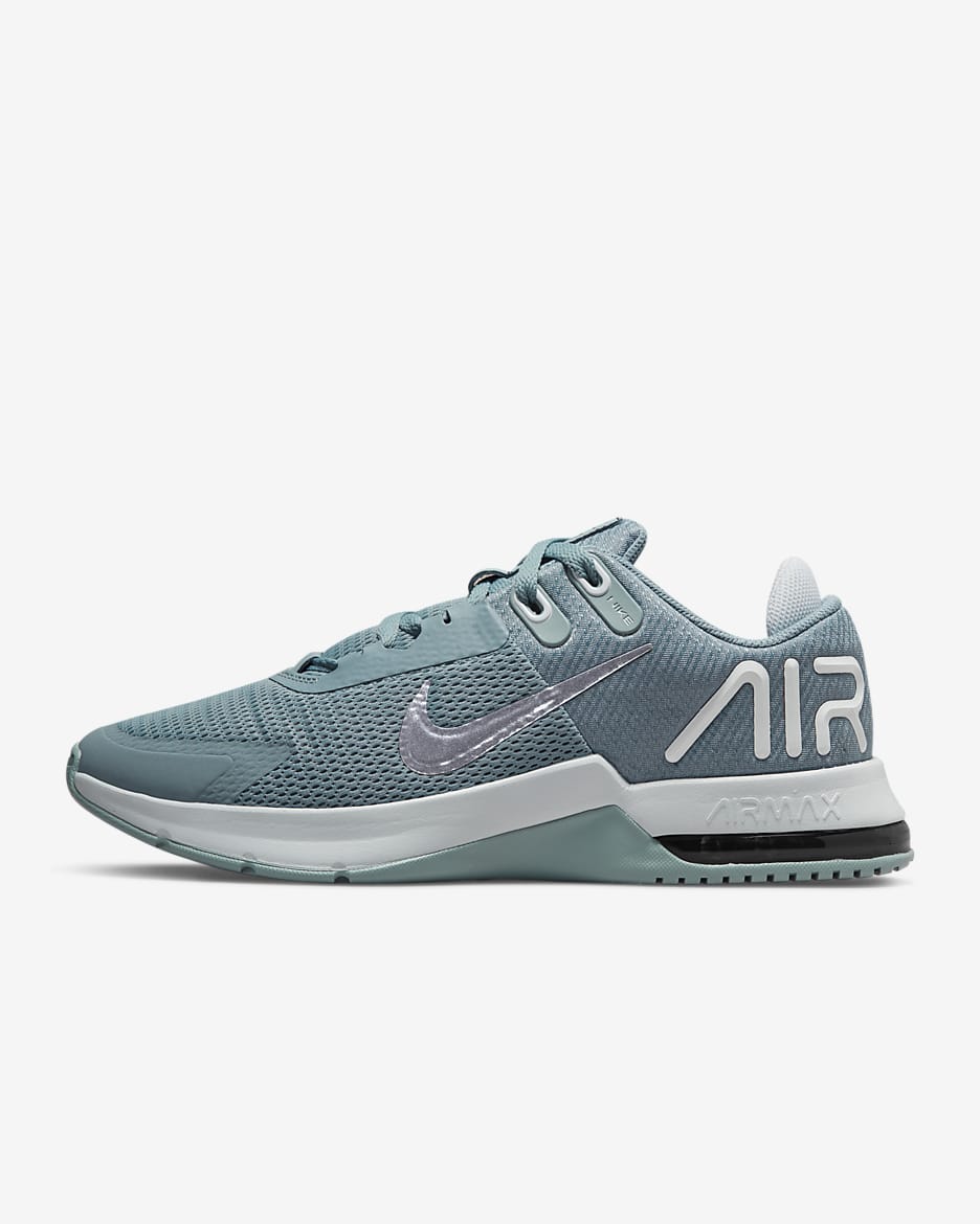 รองเท้าออกกำลังกายผู้ชาย Nike Air Max Alpha Trainer 4 - Aviator Grey/Pure Platinum/ดำ/Metallic Silver