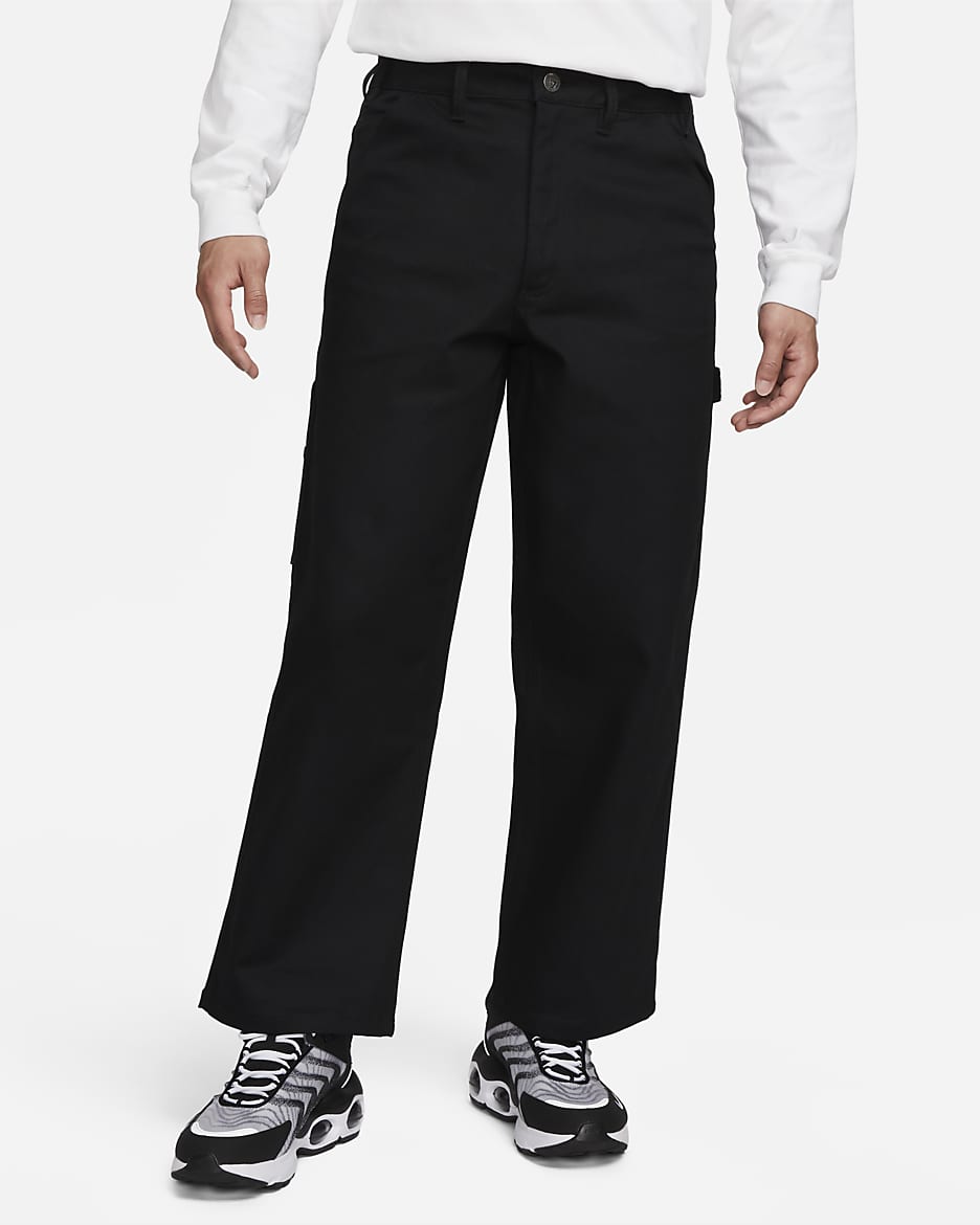 Nike Life Men's Carpenter Trousers - Black/Black