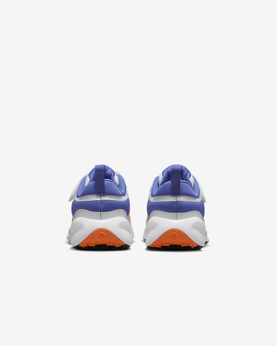 Nike Revolution 7 Younger Kids' Shoes - White/Astronomy Blue/Total Orange/Team Orange