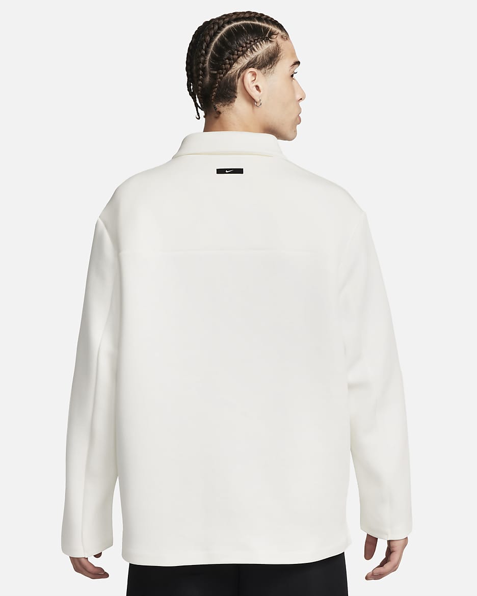 Nike Sportswear Tech Fleece Re-imagined Men's Oversized Shacket - Sail