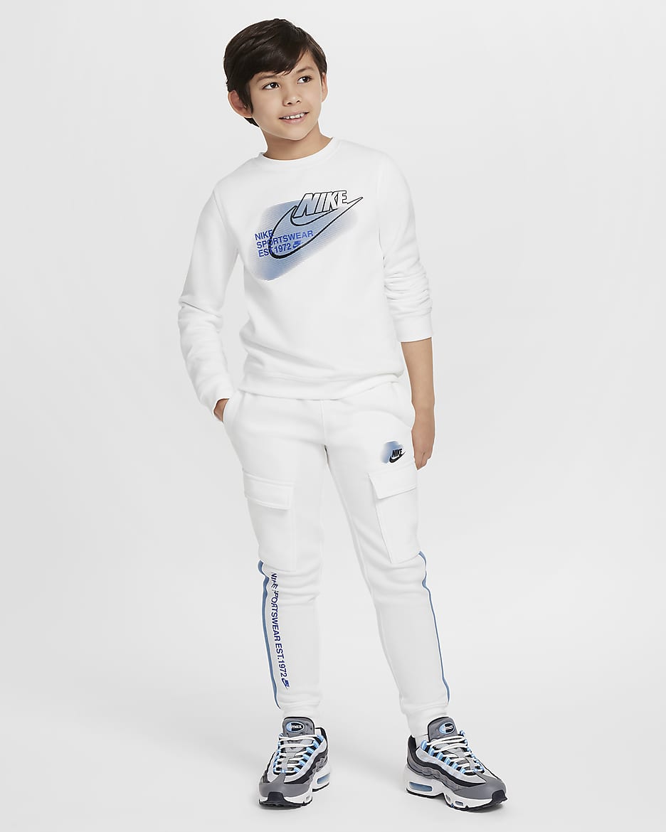 Nike Sportswear Standard Issue Older Kids' (Boys') Cargo Trousers - White