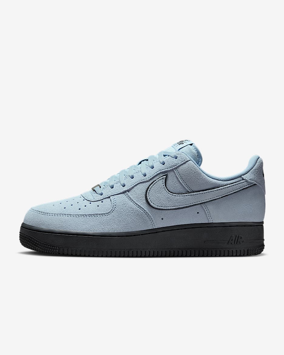 Nike Air Force 1 '07 LV8 Men's Shoes - Light Armory Blue/Black/Light Armory Blue