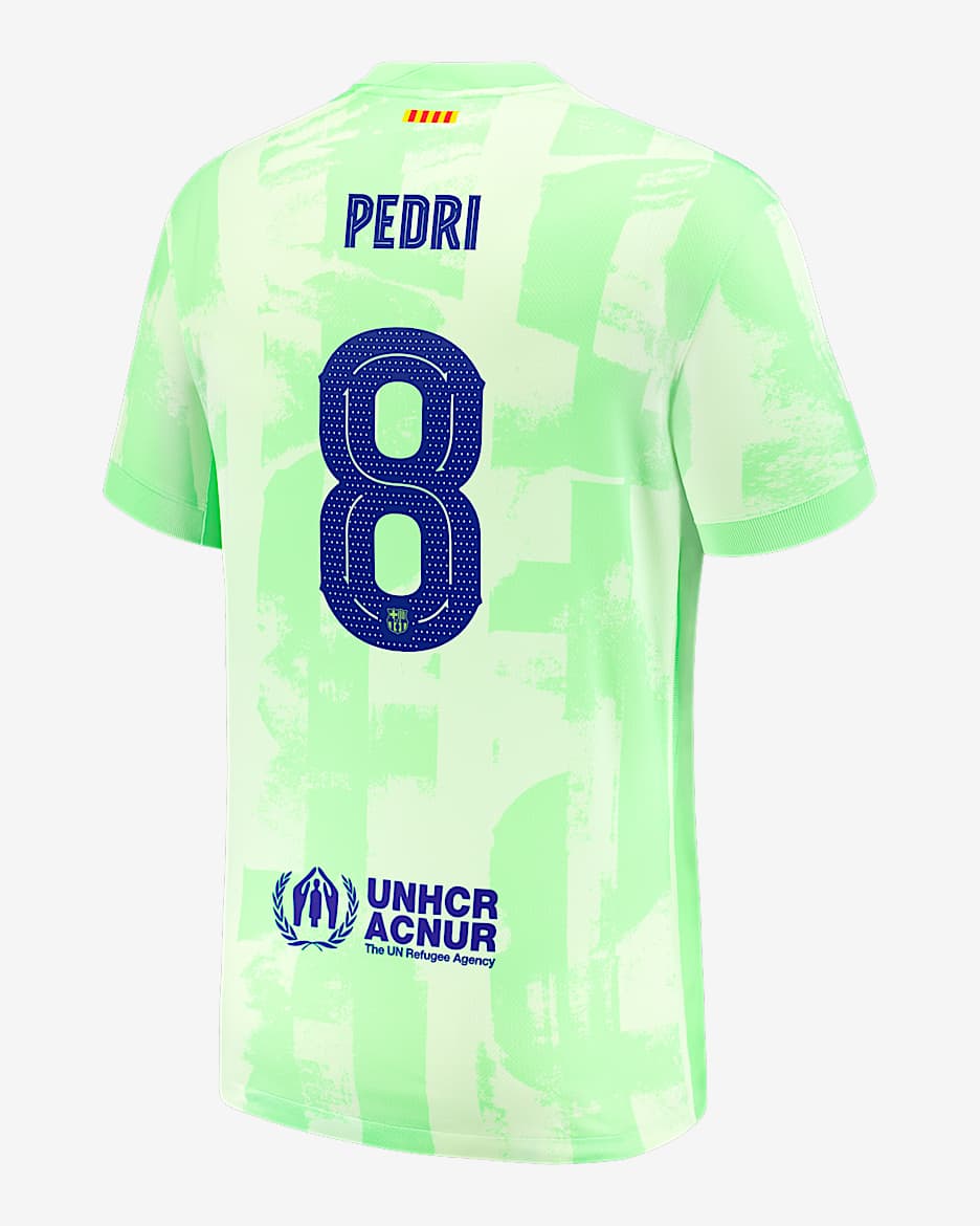 Pedri Barcelona 2024/25 Stadium Third Men's Nike DriFIT Soccer Jersey