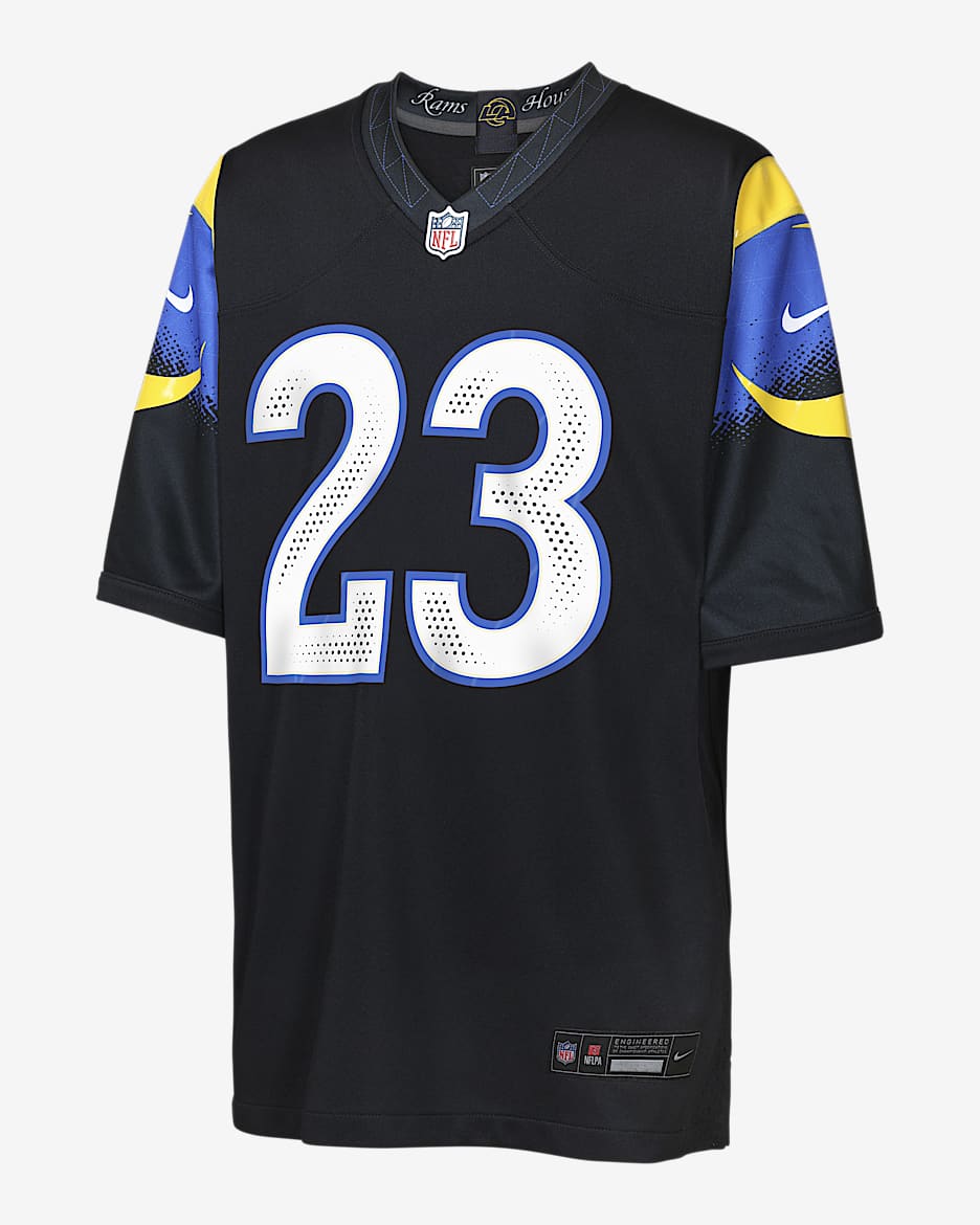 Kyren Williams Los Angeles Rams Rivalries Collection Big Kids' Nike NFL Game Jersey - Blue
