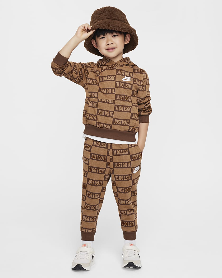 Nike Sportswear Textured Club Toddler Fleece Joggers - Flax