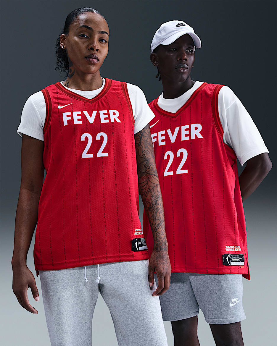 Caitlin Clark Indiana Fever 2024 Nike Dri-FIT WNBA Victory Jersey - University Red
