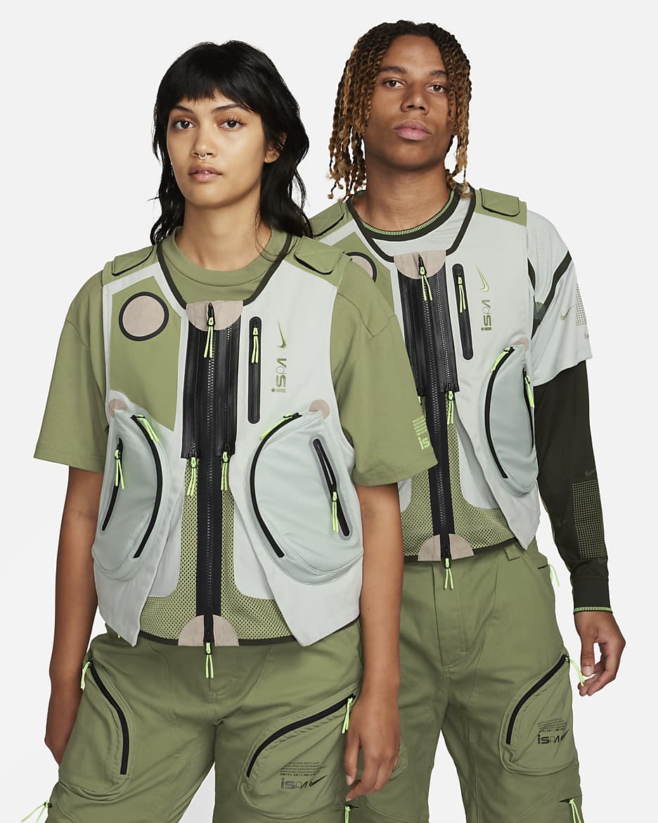 Chaleco 2.0 Nike ISPA - Plata claro/Caimán/Secuoya
