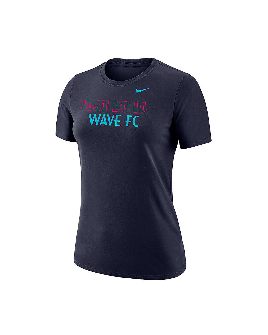 Playera de fútbol Nike para mujer San Diego Wave - Azul marino