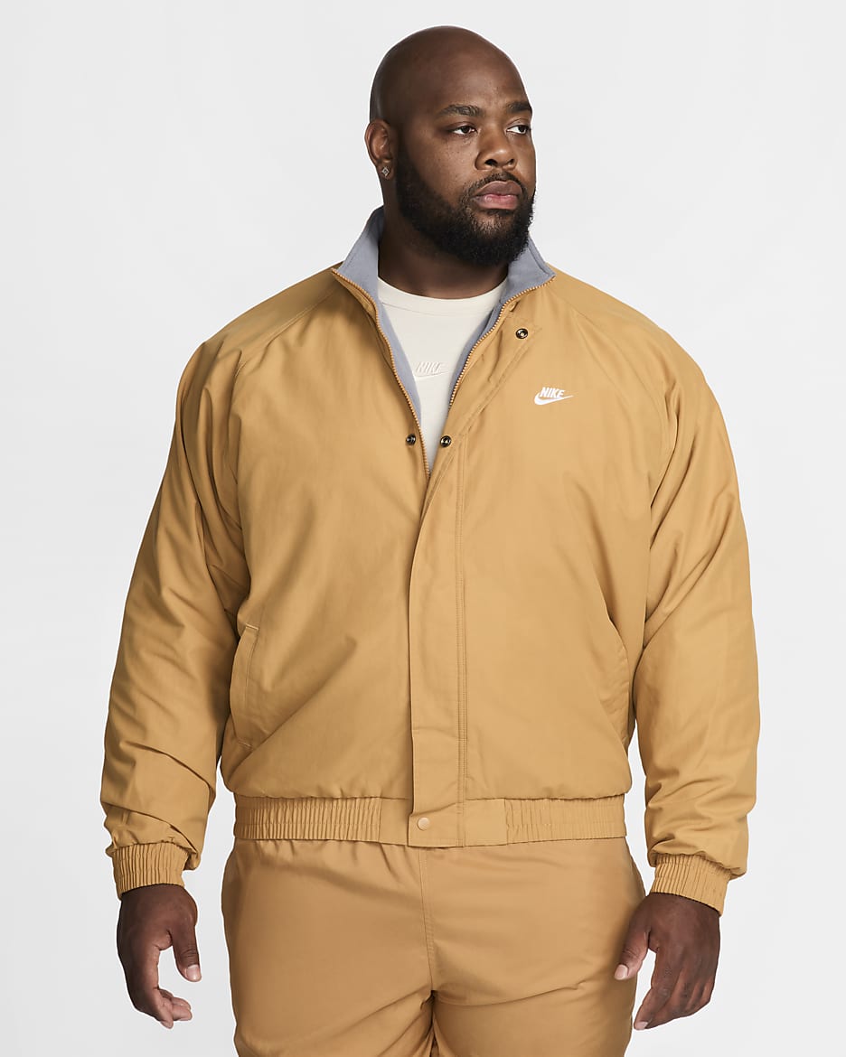 Nike Club Futura Men's Jacket - Flax/White