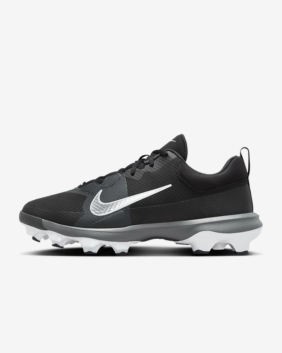 Tacos de béisbol Nike Force Trout 9 Pro MCS - Negro/Antracita/Blanco/Plata metalizado