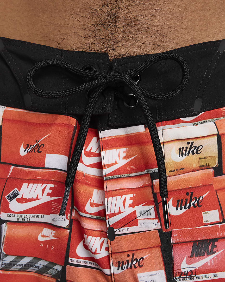 Shorts de playa de 23 cm para hombre Nike Swim - Naranja