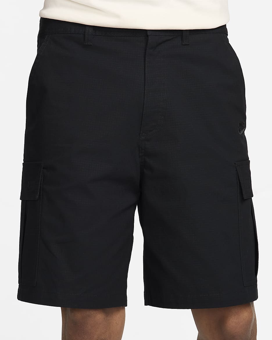 Nike Club Men's Woven Cargo Shorts - Black/Black