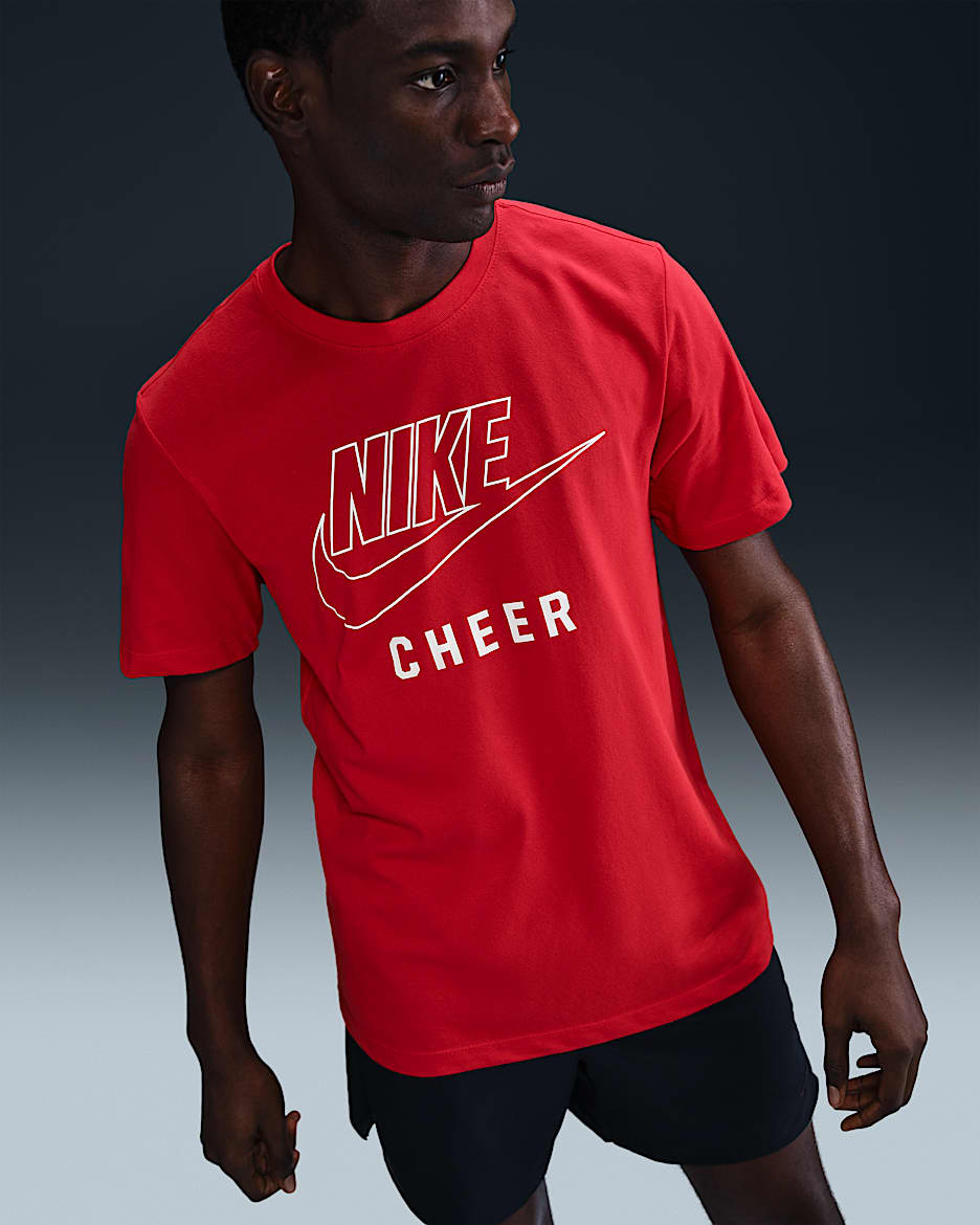 Playera de porra para hombre Nike Swoosh - Rojo universitario
