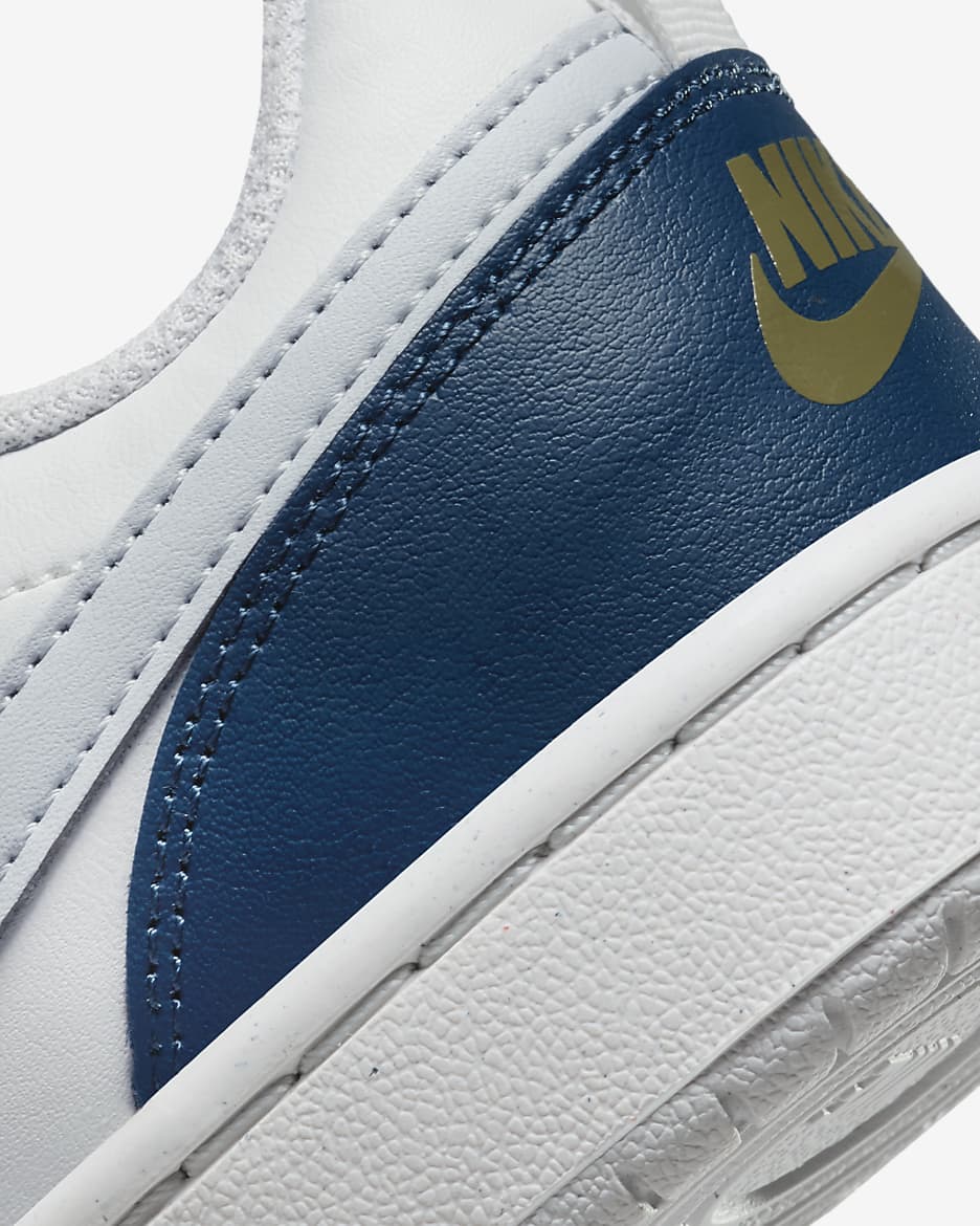 Nike Court Borough Low 2 Older Kids' Shoes - Summit White/Valerian Blue/Pilgrim/Pure Platinum