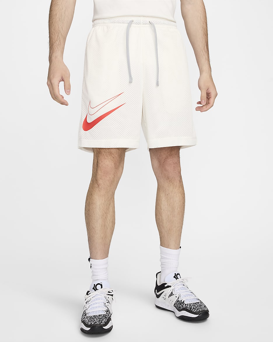 Kevin Durant Men's Dri-FIT Standard Issue Reversible Basketball Shorts - Sail/Wolf Grey/Cosmic Clay