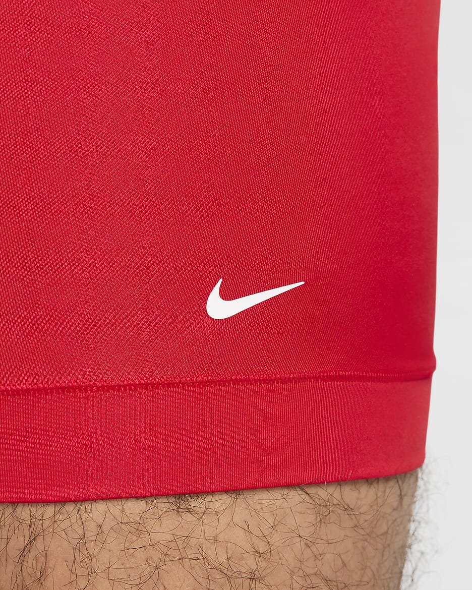 Nike Dri-FIT Essential Micro Men's Boxer Briefs (3-Pack) - Red