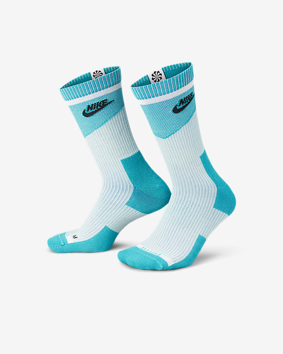 Calcetas acolchadas (1 par) Nike Everyday - Nébula azul verdoso/Mineral/Jade hielo/Negro