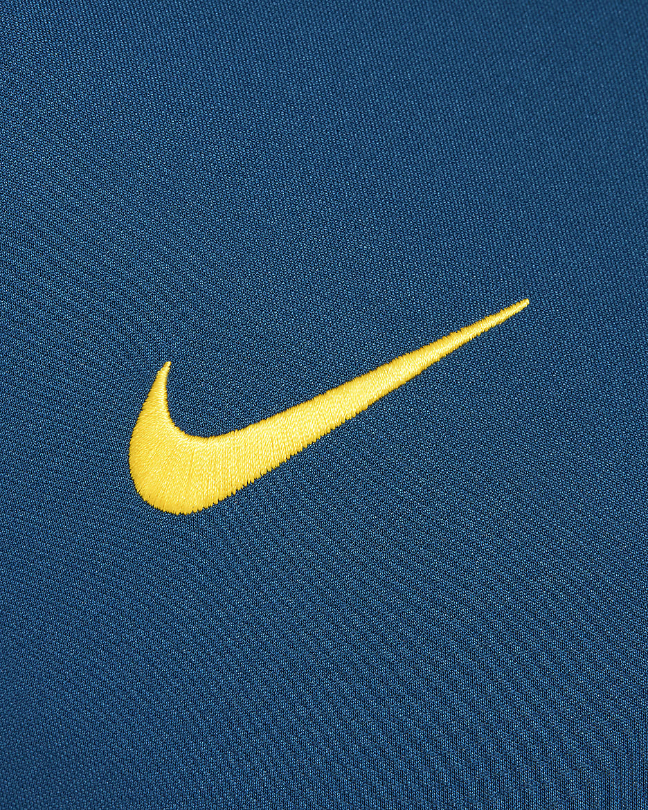 Chamarra Anthem de fútbol Nike Dri-FIT para niños talla grande Club América Academy Pro - Azul valeriana/Amarillo tour/Amarillo tour