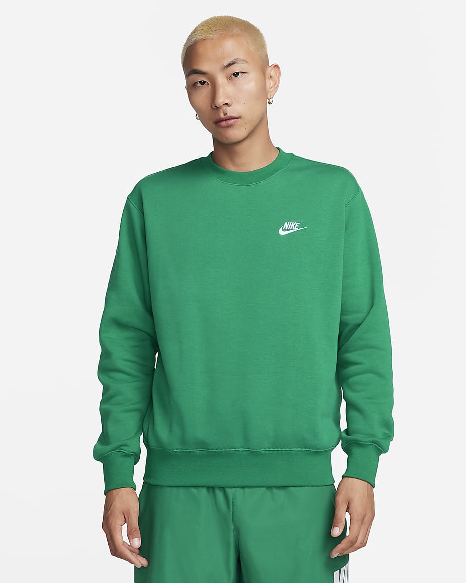 Nike Sportswear Club Fleece Crew - Malachite/White