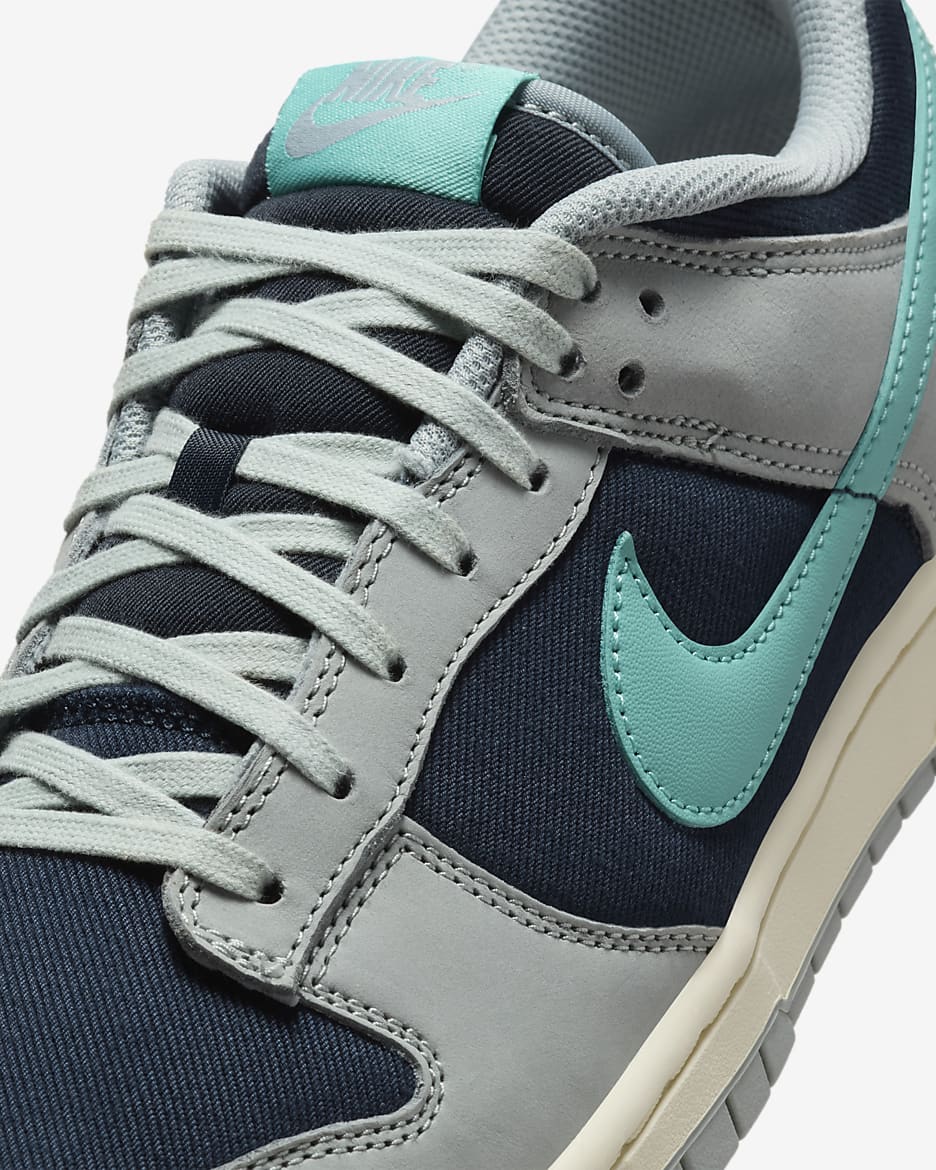 Nike Dunk Low Retro Premium Men's Shoes - Light Pumice/Dark Obsidian/Coconut Milk/Green Frost