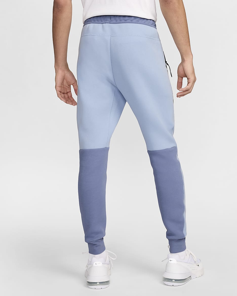 Pantalon de jogging Nike Sportswear Tech Fleece pour homme - Light Armory Blue/Ashen Slate/Blanc