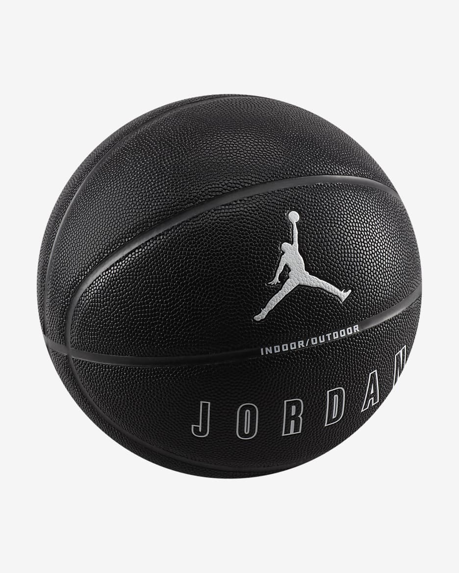 Jordan Ultimate 2.0 8P Basketball (Deflated) - Black/Black/Black/White