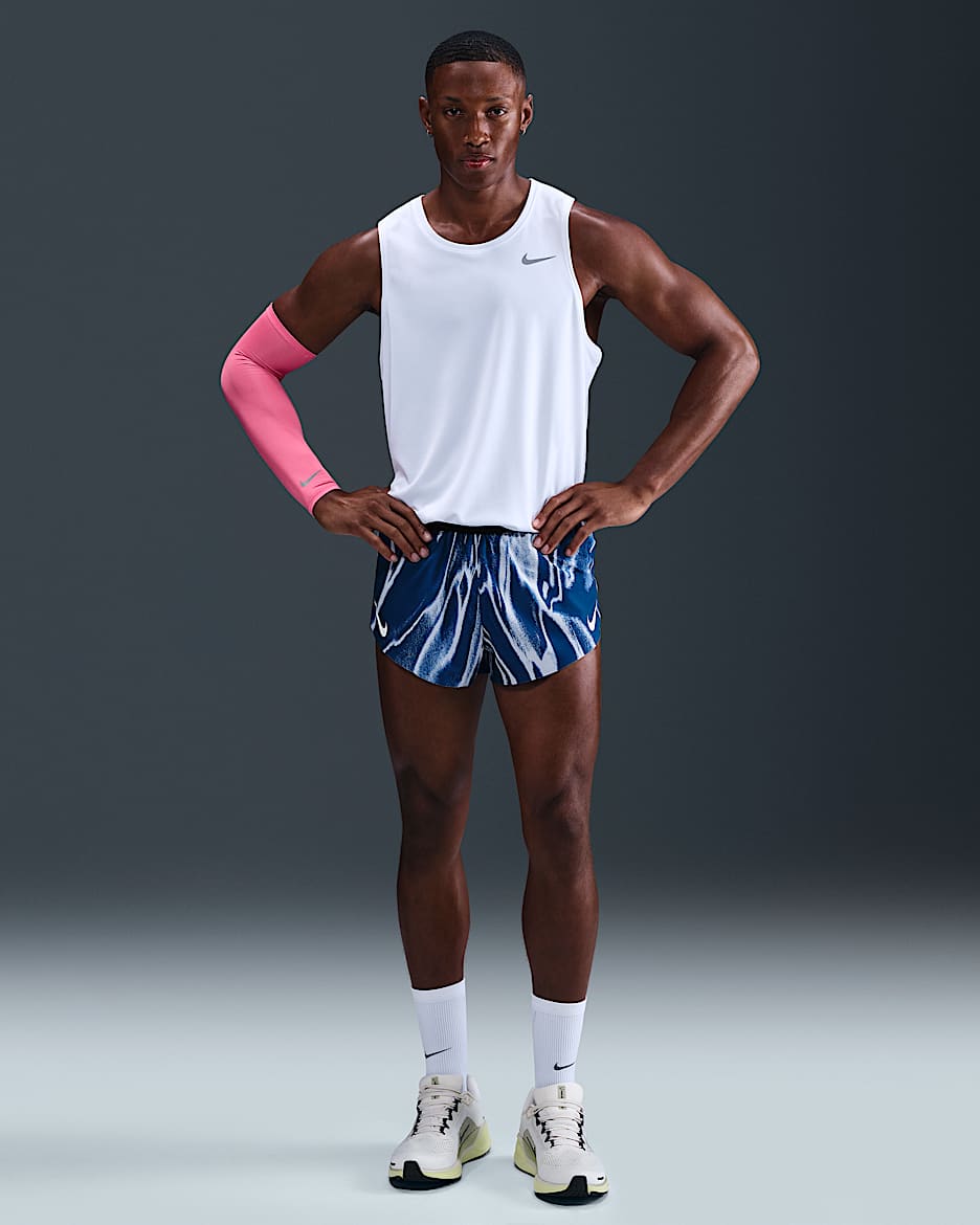 Nike AeroSwift Men's Dri-FIT ADV 5cm (approx.) Running Shorts - Coastal Blue/White