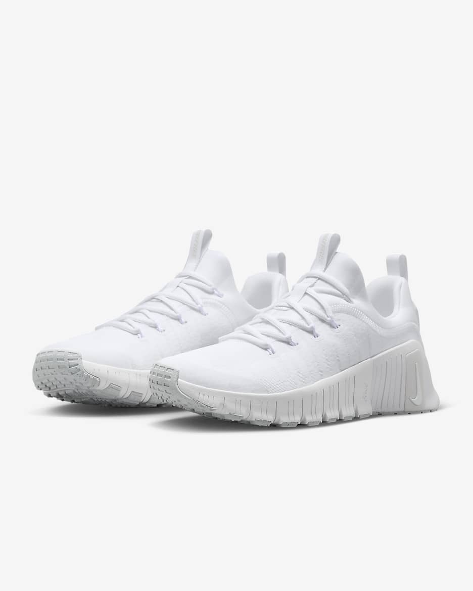 Nike Free Metcon 6 Women's Workout Shoes - White/Platinum Tint