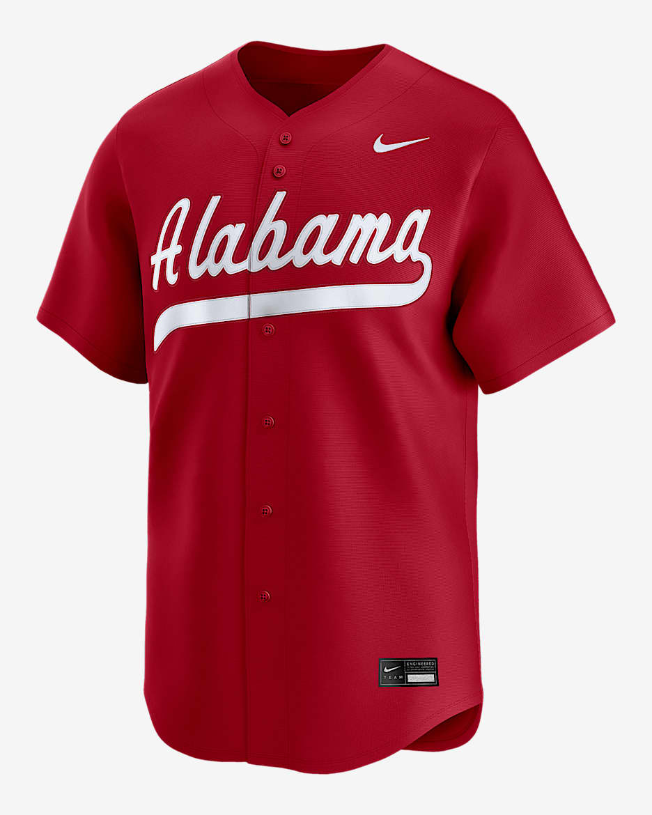 Alabama Crimson Tide Men's Nike College Limited Baseball Jersey - Crimson