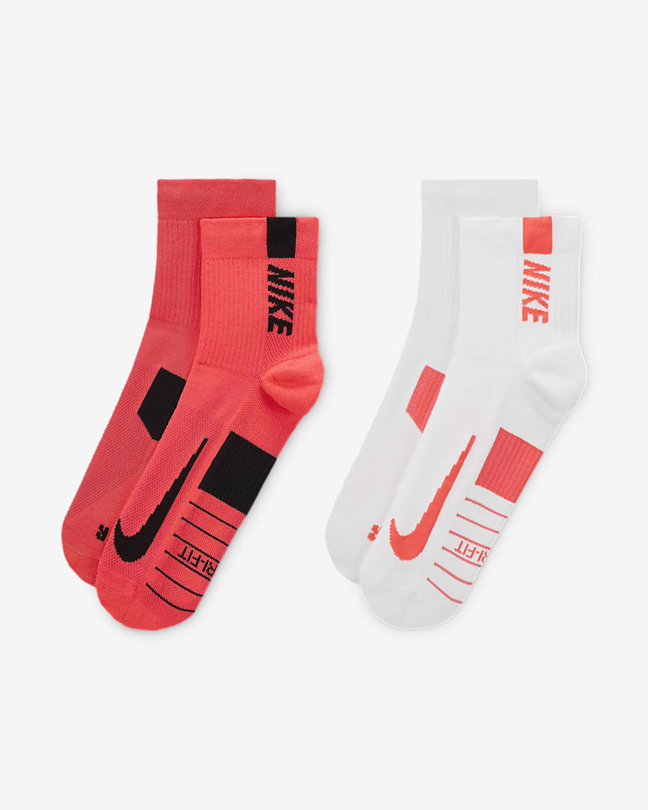 Nike Multiplier bokazokni futáshoz (2 pár) - Többszínű