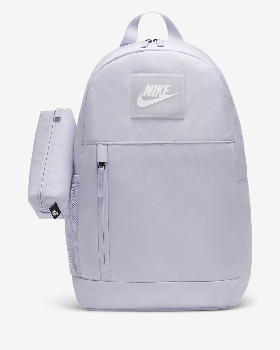 Mochila con gráfico para niños Nike Elemental - Tiza morado/Tiza morado/Blanco