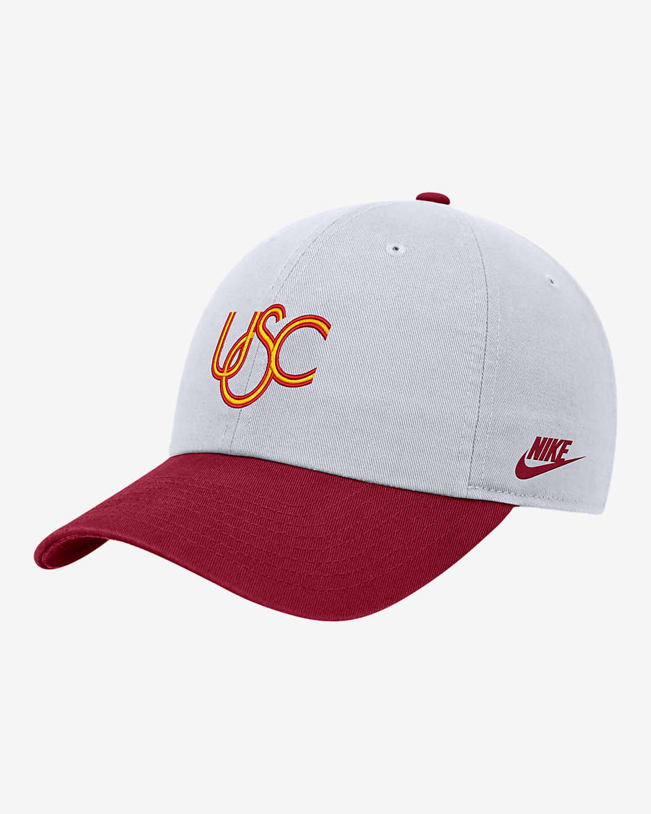 USC Nike College Campus Cap - White