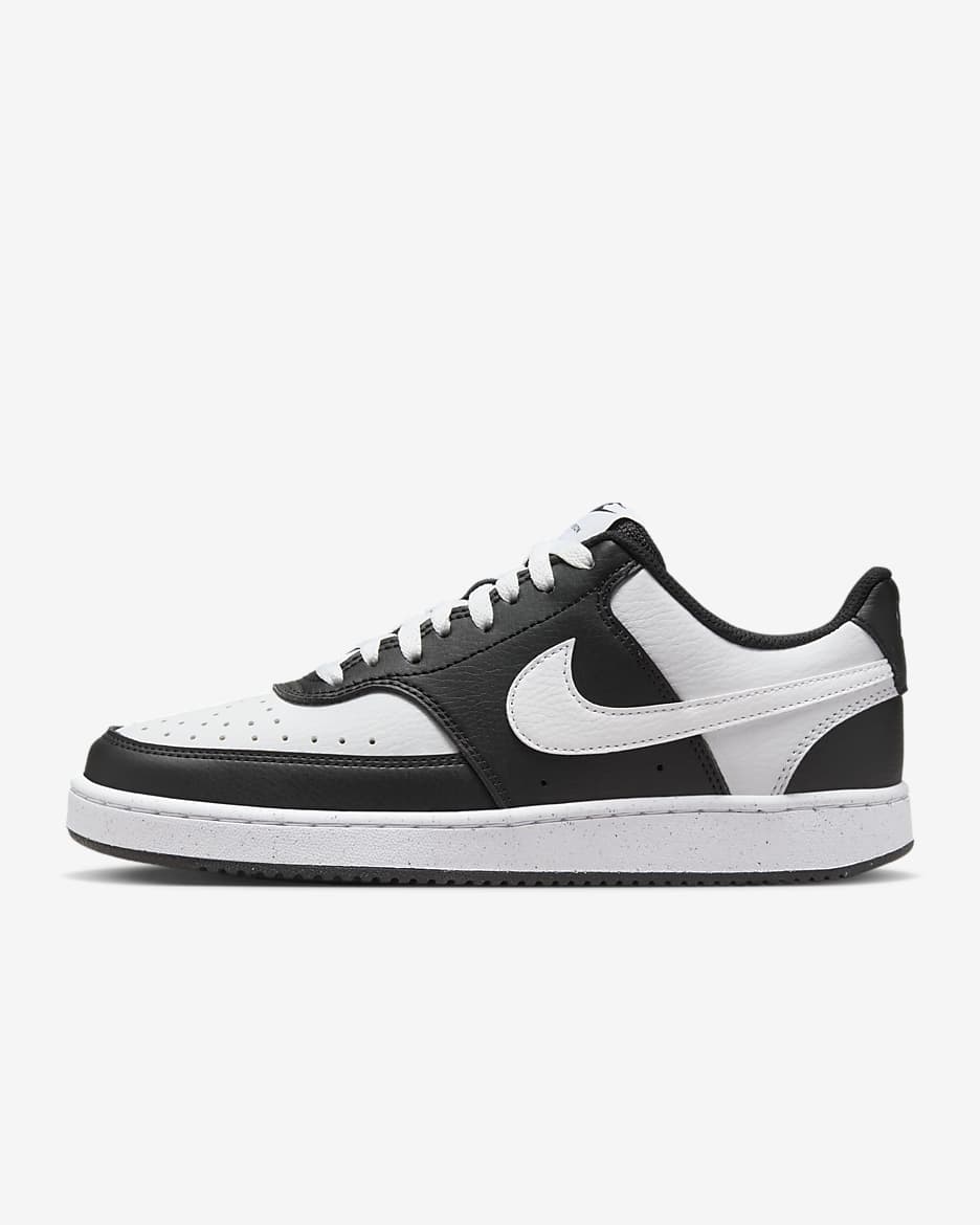 Sapatilhas Nike Court Vision Low Next Nature para mulher - Preto/Branco