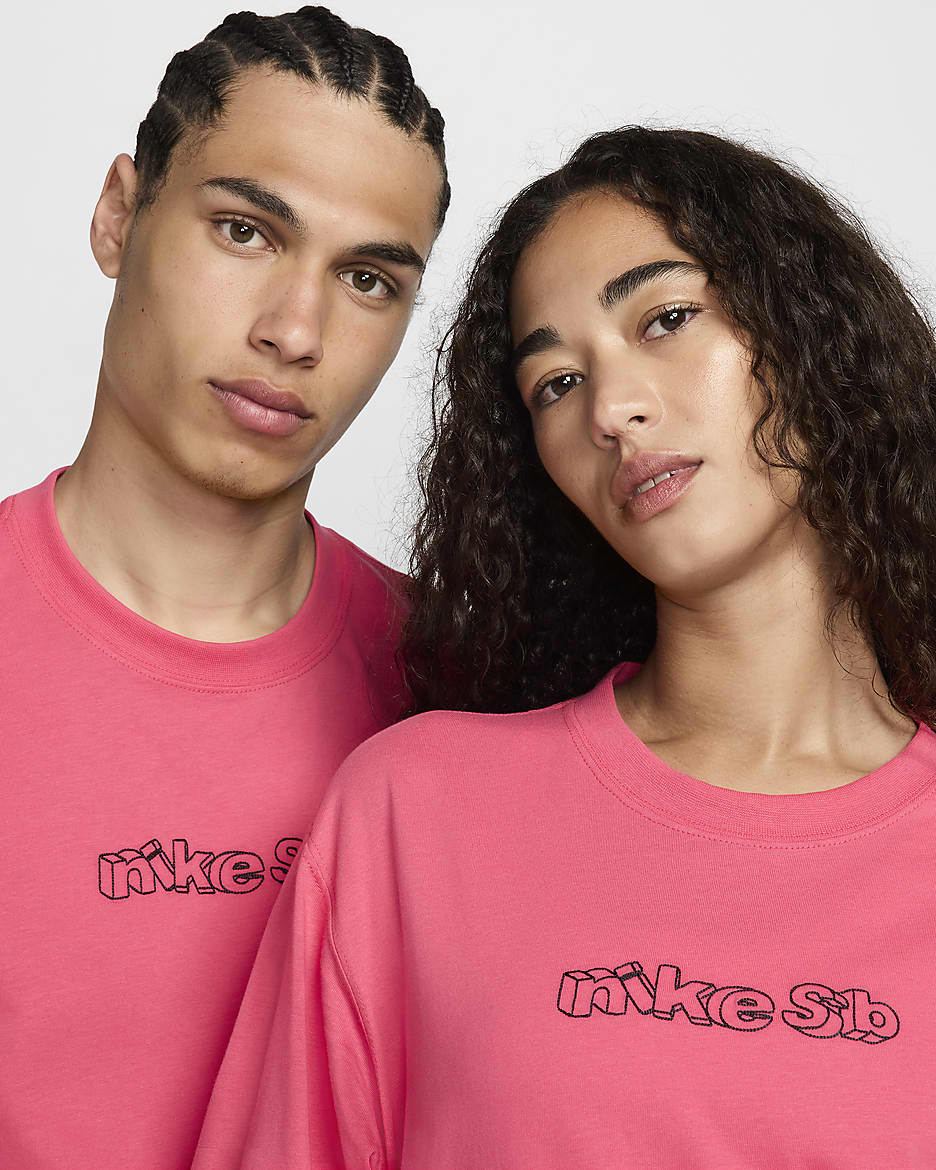 T-shirt da skate Nike SB Max90 - Aster Pink