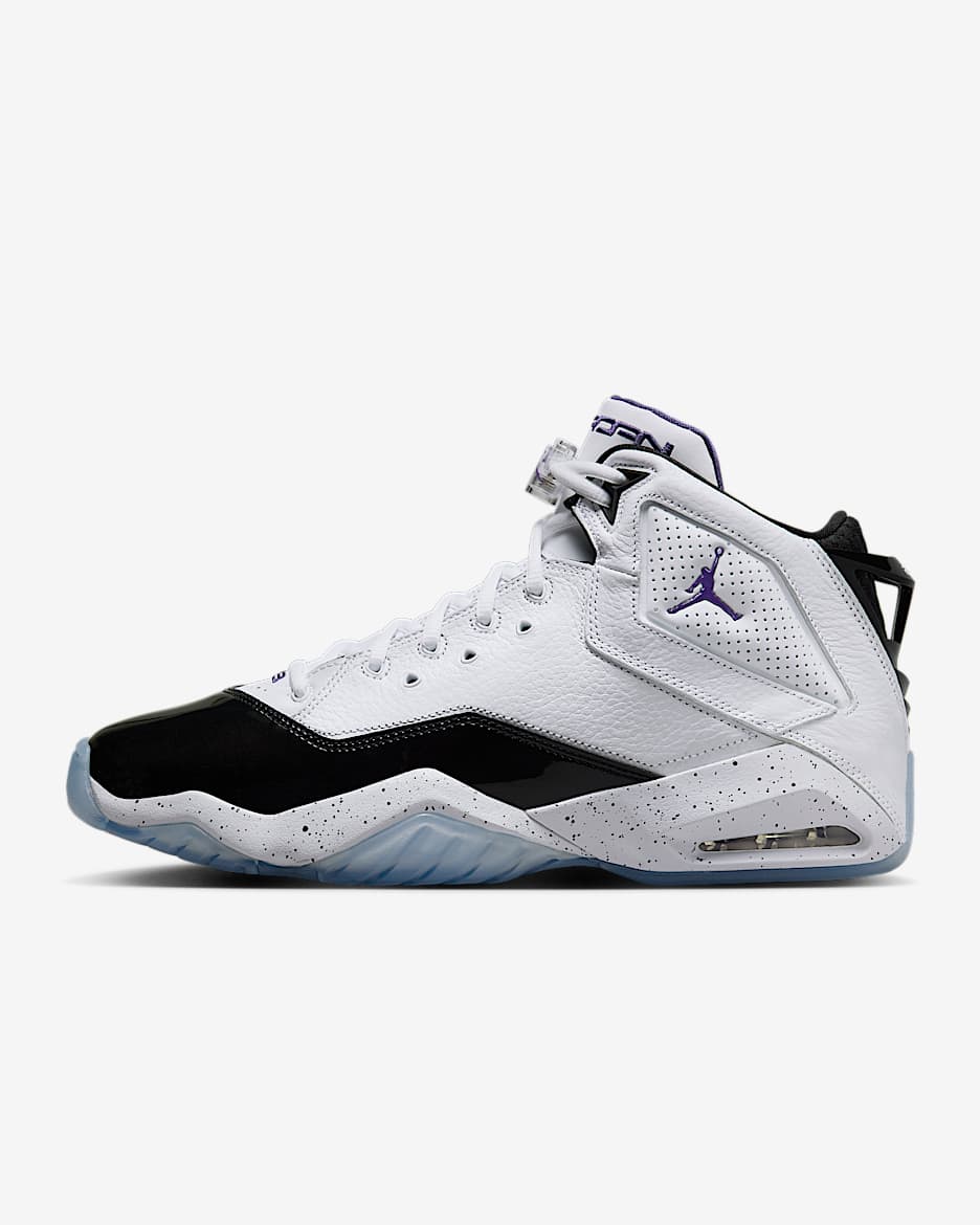 Jordan B'Loyal Men's Shoes - White/Black/Court Purple