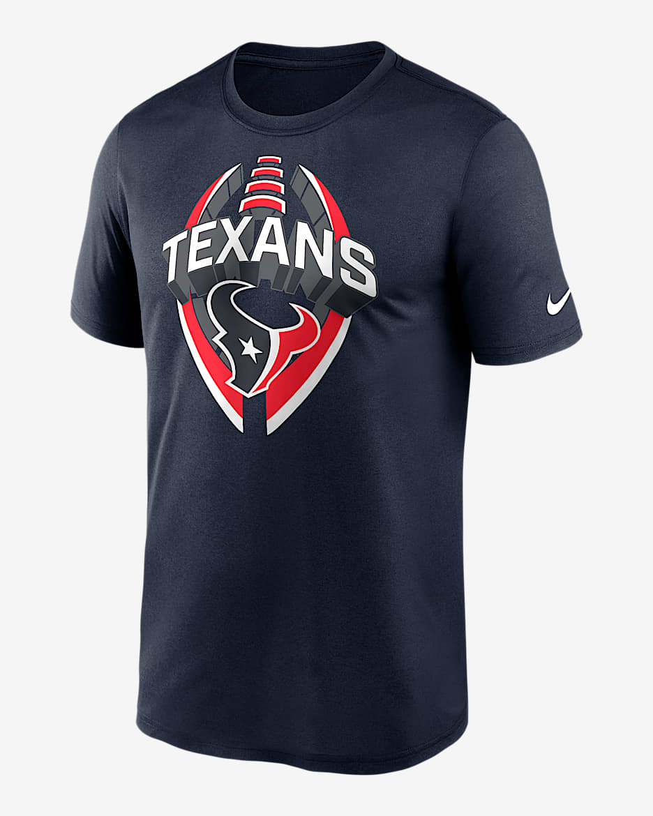 Playera Nike Dri-FIT de la NFL para hombre Houston Texans Legend Icon - Azul marino