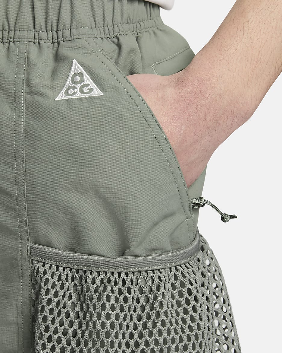 Nike ACG "Snowgrass" Men's Cargo Shorts - Dark Stucco/Summit White