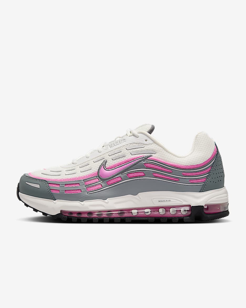 Tenis para hombre Nike Air Max TL 2.5 - Blanco cumbre/Gris humo/Negro/Rosa alegre