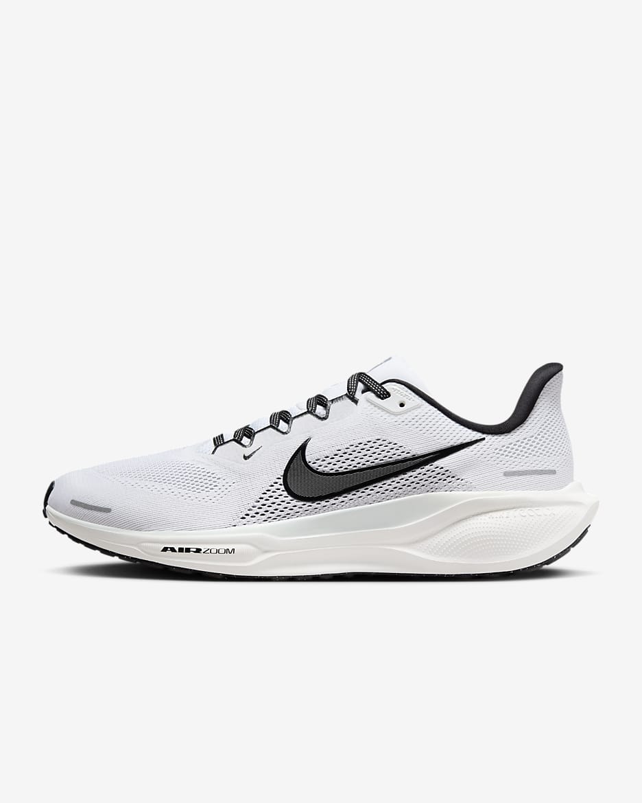 Tenis de correr en pavimento para hombre Nike Pegasus 41 - Blanco/Platino puro/Blanco cumbre/Negro